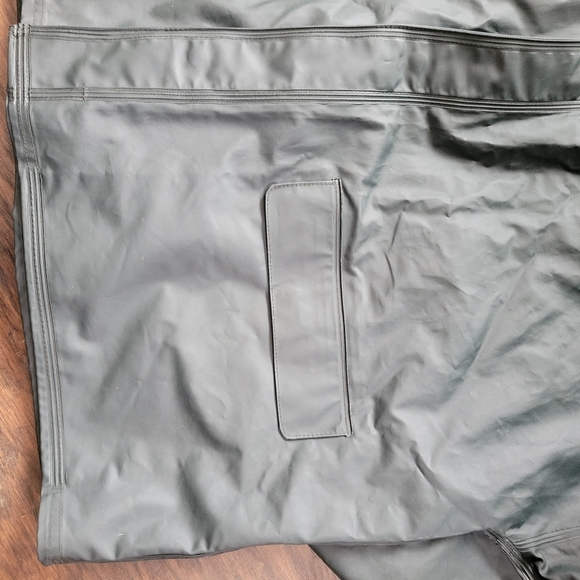 Carhartt Rain Storm Rain Jacket Green/Grey Waterproof 2XL - Picture 5 of 7